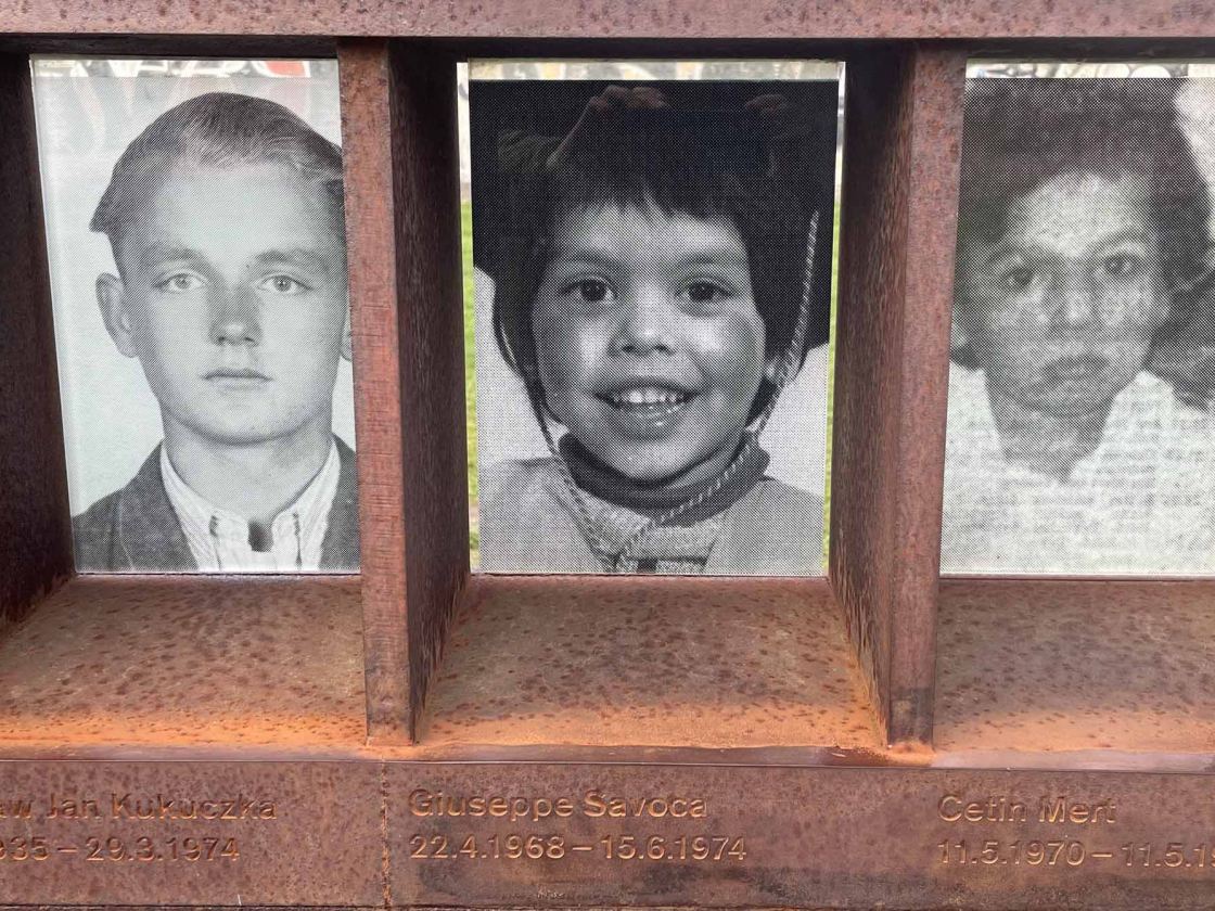 Foto aus dem Fenster des Gedenkens